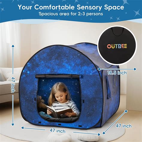 OUTREE Sensory Tent 47 * 47 * 47 in, Starry Night India | Ubuy