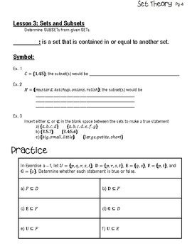 Image result for Set Theory Notes