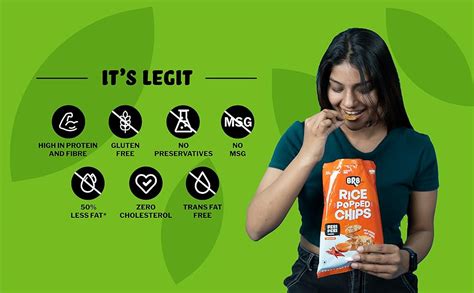 BRB Rice Popped Chips - 4 Flavours | Not Fried. Not Baked | High ...