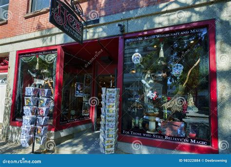 Salem Massachusetts Novelty Shop Editorial Stock Image - Image of ...