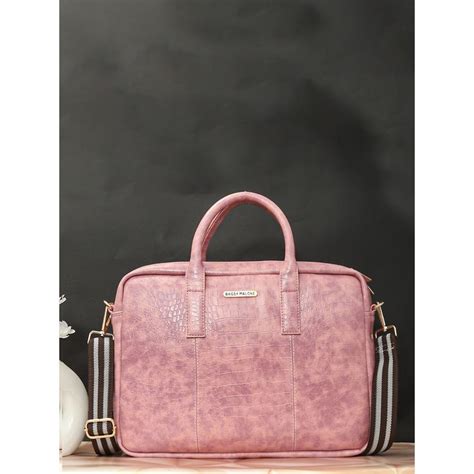 Buy Bagsy Malone Pink Verde Vita Laptop Bag Online