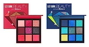 Buy Glavon® 9 Colors Semi Sparkle & Matte Red Family Eyeshadow Palette ...