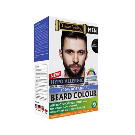 Buy INDUS VALLEY MEN HYPO ALLERGIC BEARD COLOUR DARK BROWN-115G Online ...