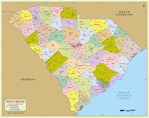 Columbia Sc Zip Code Map