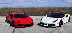 Lamborghini Huracan Vs 488 by 488 Gtb Vs Lamborghini Huracan Lp610 4 Drag Race Lamborghini Huracan Vs 488