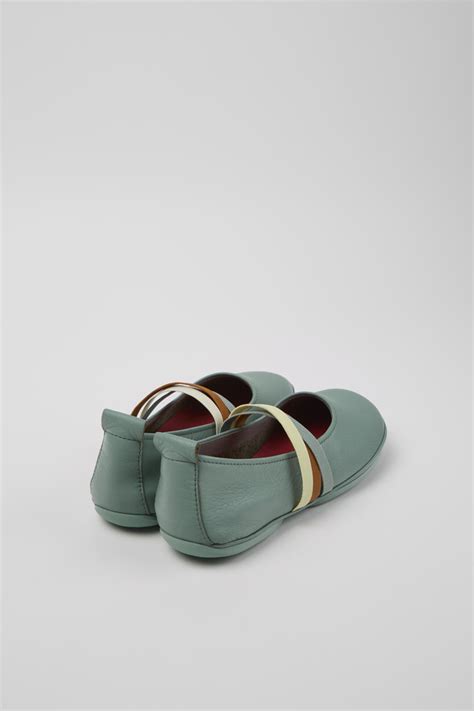 Twins Green Ballerinas for Women - Spring/Summer collection - Camper India
