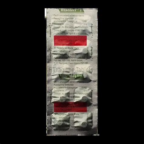 Buy Rasalect 1mg Tablet 10s Online at Best Price | Medkart