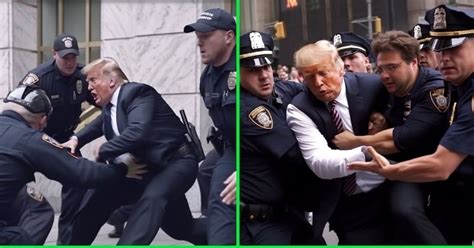 AI-Generated Images Of Donald Trump Being Arrested Are Eerily Realistic