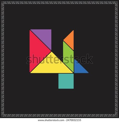 Image result for Mathigon Tangram Number 4