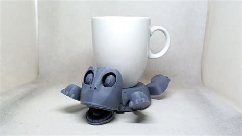 🐢 Turtle cup holder (No Supports needed)・ 3D File for 3D printing・Cults