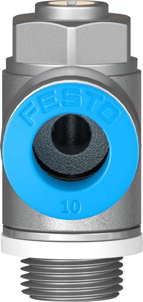 GRLA-1/4-QS-10-D Festo | Festo GRLA Series Tube Exhaust Valve, 10mm ...