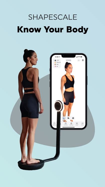 ShapeScale: Body Composition ShapeScale App Features 的图像结果