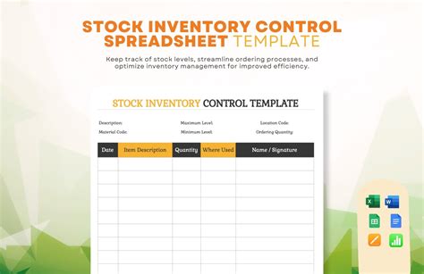 Image result for Inventory Control Sheet Template Excel