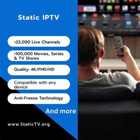 IPTV estática: transmisión premium con activación instantánea