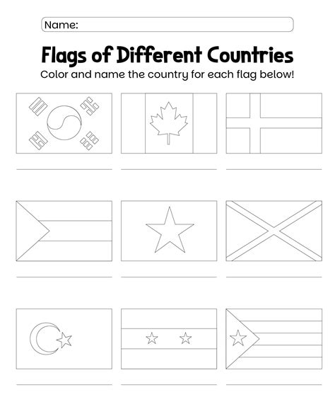 Flags Of Different Countries - 20 Free PDF Printables | Printablee