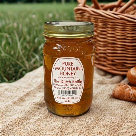 The Dutch Kettle - Pure Mountain Honey 22 oz. - Suncrest Farms