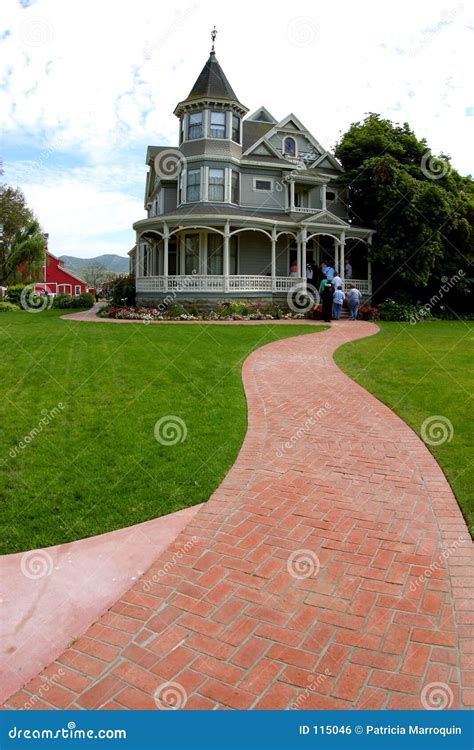 Follow the Red-Brick Road stock photo. Image of walk, home - 115046