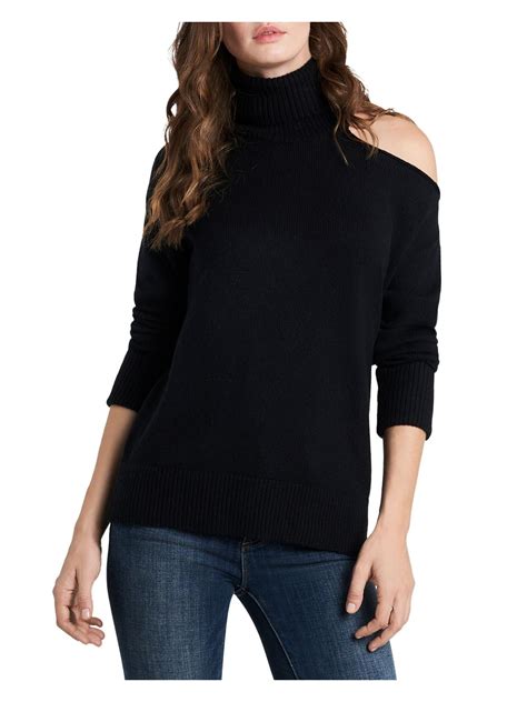 1.State Womens Cold Shoulder Long Sleeve Turtleneck Sweater - Walmart.com