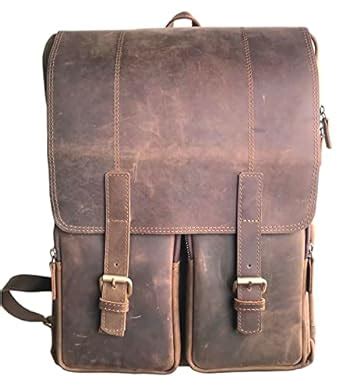 Buy MARRY CLOTHING FLAP OVER OIL PULL UP BROWN VINTAGE STYLE LEATHER ...