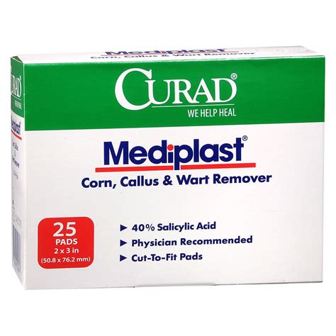 Curad Mediplast Corn, Callus & Wart Remover | Walgreens