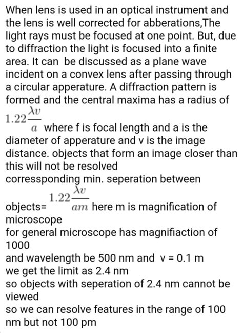 Image result for Diffraction Resolution Limit
