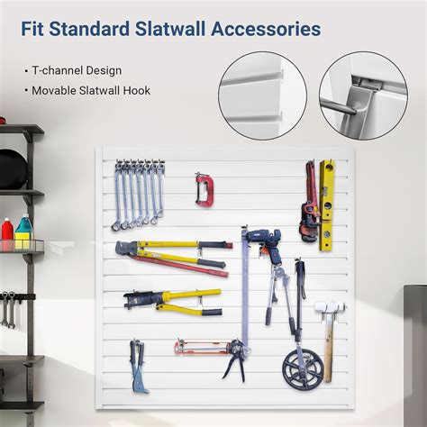 Neoaider Slatwall Panel 4 FT x 4 FT, Interlocking Slat Wall India | Ubuy