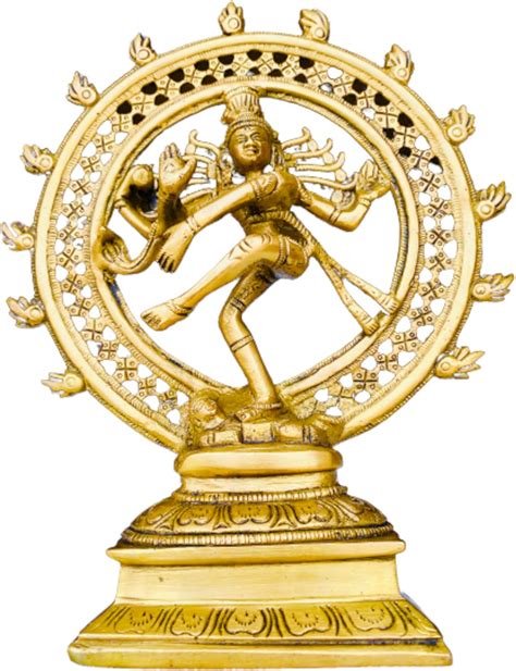 Himalayan Craft Handmade Brass Shiva Nataraja Statue - Antique Hindu ...
