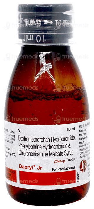 Daoryl Jr Syrup 60 Ml: Uses, Side Effects, Price & Substitutes