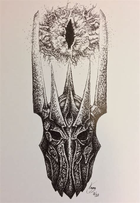 Eye Of Mordor Tattoo