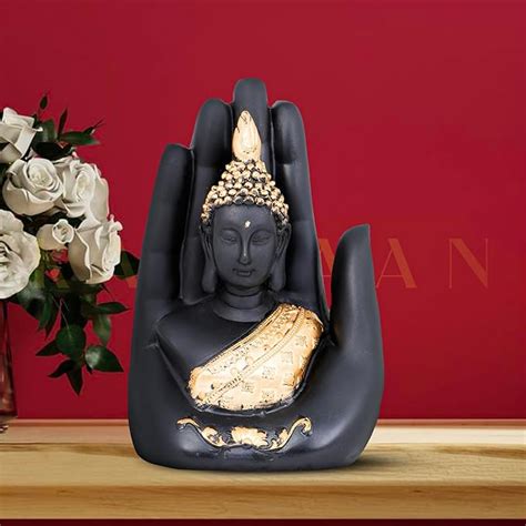 Elegant Buddha Idol Showpiece (7.5 Inch) – Karvaan
