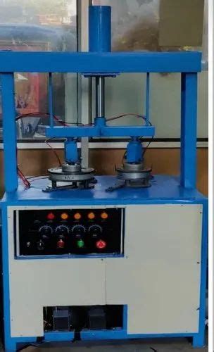 Hydraulic Thali & Paper Plate Machine - Plc Control Panel Paper Plate ...