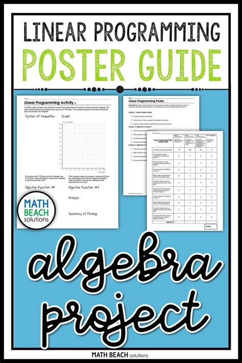 Image result for Linear Programming Poster