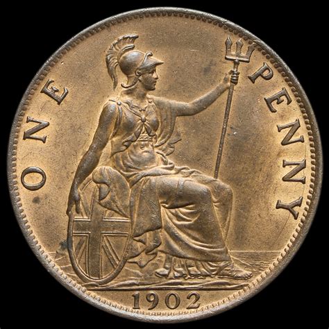 1902 Edward VII Low Tide Penny