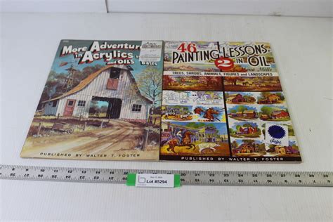 (2) Acrylics & Oils Painting Books - Bodnarus Auctioneering