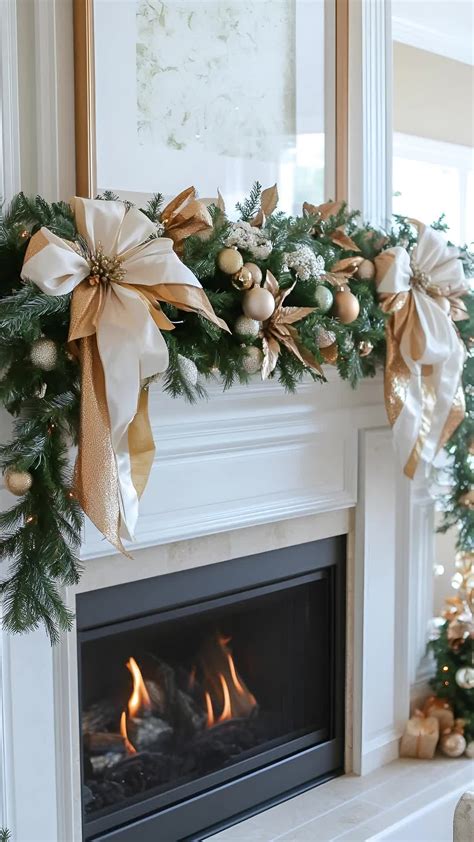 15 Chic Christmas Mantle Decor Ideas For Cozy Fireplaces [Video ...
