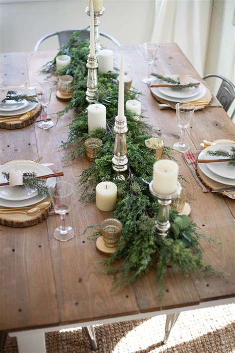 Image result for Rustic Christmas Table Decorations
