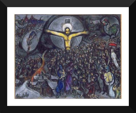 Tallenge Modern Masters Collection - White Crucifixion By Marc Chagall ...