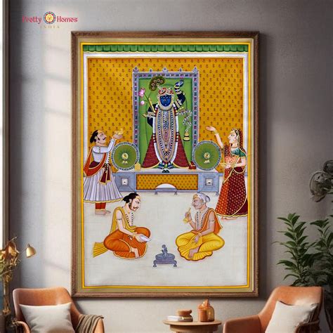 Shrinathji Ritual Pichwai Painting | Pretty Homes India