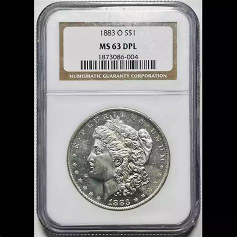 1883-O Morgan Silver Dollar NGC MS-63 DPL - Bob Paul Rare Coins