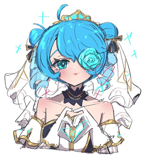 Crystal Rose Gwen fanart 🩵🪡 : r/GwenMains