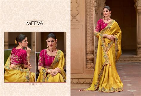 Meeva Mugdha Wholesale Designer Indian Ethnic Sarees - textiledeal.in