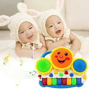 Buy Smart Picks Drum Keyboard Musical Toys with Flashing Lights ...