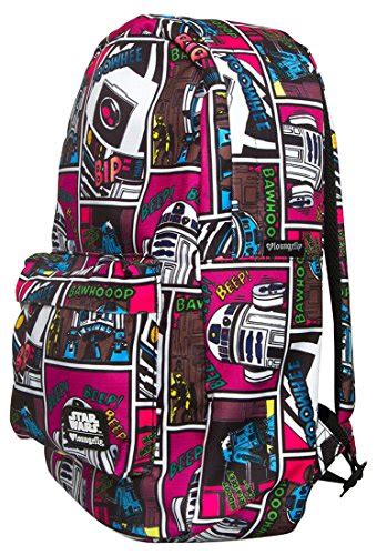 Buy Loungefly Star Wars R2D2 Comic Print Backpack, Multi, One Size at ...