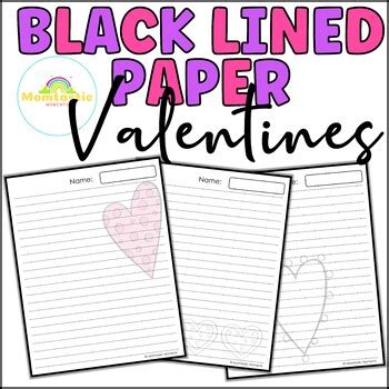 Valentines Writing Paper by Momtastic Moments | TPT