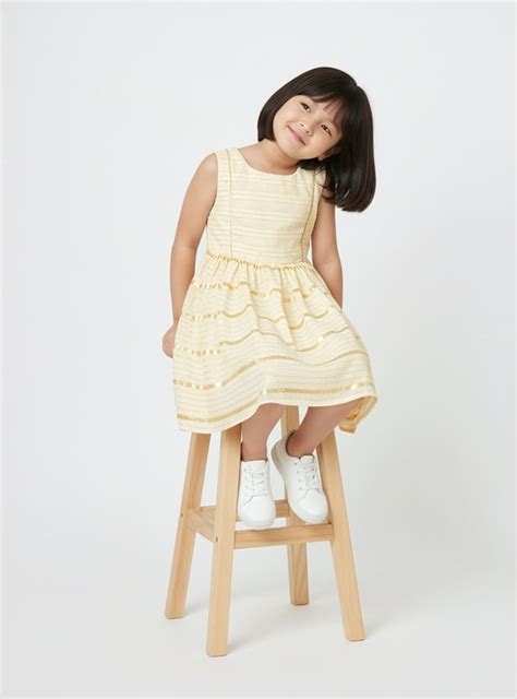 Buy Girls Striped A-line Dress Online at just Rs. 699.0 - 1000015644604 ...
