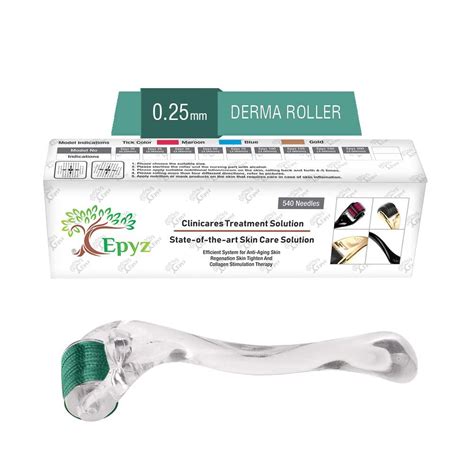 Epyz Derma Roller Microneedling Instrument for Face, Acne, Beard, Hair ...