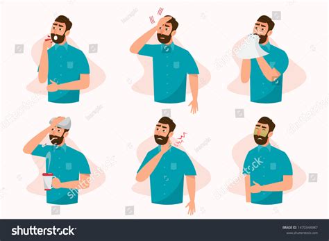 14,981 Cartoon Unwell Images, Stock Photos & Vectors | Shutterstock
