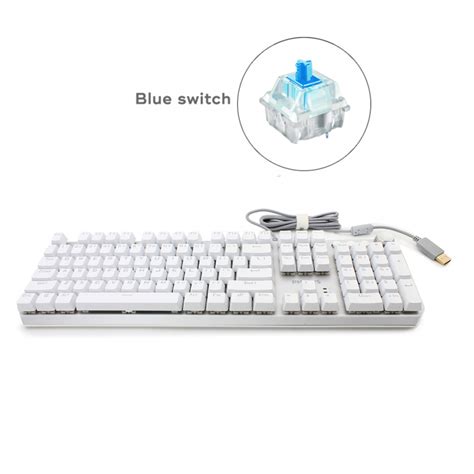 Tastatura Philips G405 mehanicka (Blue switch) bela - Mob-Shop