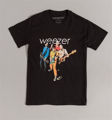Weezer Band Photo Black T-Shirt