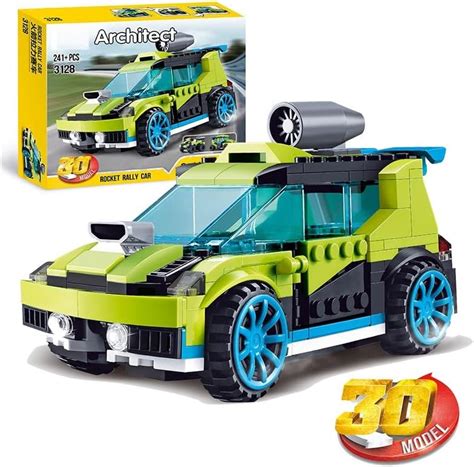 Bestie toys Architect 30 in 1 Bricks Rally Car Set Brick Building Block ...